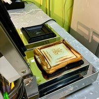 Machine commerciale électrique de fabrication de sandwich de toast de 1.2 W