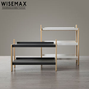 WISEMAX FURNITURE Offre Spéciale maison moderne <span class=keywords><strong>pas</strong></span> <span class=keywords><strong>cher</strong></span> étagère à chaussures en métal étagères porte stockage en bois massif chaussures casiers étagères à chaussures - Product Image 1