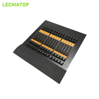 Console d'éclairage de scène professionnelle DMX 512 commande de commutateur manuel gradateurs d'aile en métal MA Fader