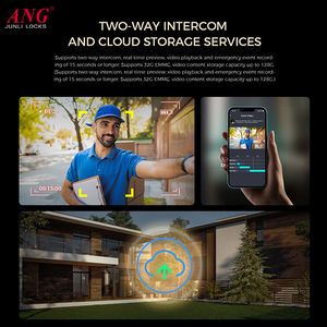 आंग कोड गुणवत्ता ट्यूया वाइफी स्मार्ट लॉक कैमरा के साथ आसान स्थापना दरवाजा लॉक - Product Image 3