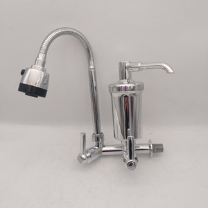 Robinet de cuisine mural en acier inoxydable avec filtre à charbon actif, installation facile, usage domestique - Product Image 4