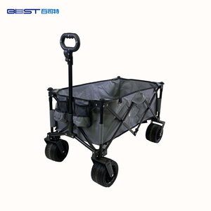 Carro de carro <span class=keywords><strong>plegable</strong></span> de acero inoxidable de cuatro ruedas Plataforma <span class=keywords><strong>plegable</strong></span> personalizable OEM para bebés y niños <span class=keywords><strong>Carrito</strong></span> de carro - Product Image 1