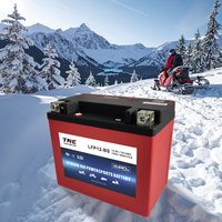 Batería de Motocicleta LiFePO4 de 12V, 12.8V 9Ah LFP, Batería de Arranque de Iones de Litio para Deportes de Motor, ATV, UTV, Moto de Nieve, 540A CCA, Pantalla LCD