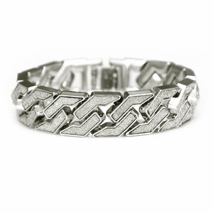 2026 Hot Selling Unique Simple Design Cool Personality Geometric Chain <b>Bracelet</b> Street Style Men's <b>Bracelet</b> Wholesale Jewelry - Product Image 2