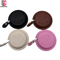 Ruban à mesurer en cuir mini avec logo couleur, idéal pour le bureau – Cadeau promotionnel très demandé, directement de notre usine avec 12 ans d'expérience