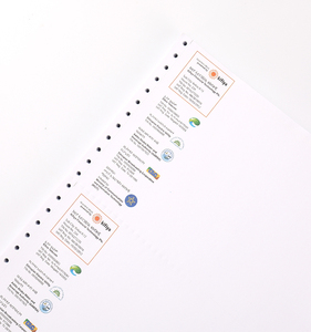 Papier autocopiant NCR de <span class=keywords><strong>haute</strong></span> qualité 9,5 x 5,5 pouces, formulaires continus, bleu, qualité d'impression informatique, longue durée de vie, qualité de roulage serré - Product Image 5