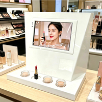 Support d'affichage numérique LCD en acrylique haut de gamme pour comptoir de vente au détail et publicité vidéo en magasin (POP)