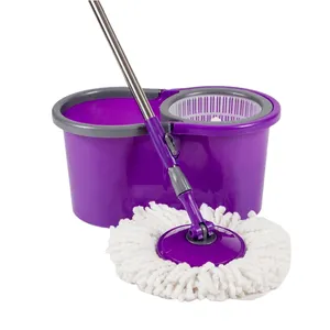 High Buy Back Rate Free Hand Wash Lazy Mops Cleaning Microfiber Mops Double Mop Bucket With Wringer