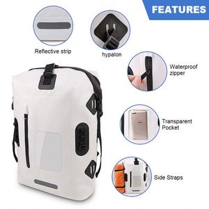 High Quality Portable Hiking Waterproof PVC Tarpaulin 30L Dry Bag with <b>Roll</b> Top IPX6 All Seasons Travel Camping <b>Backpack</b> - Product Image 6