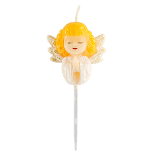 Eleganti candele di <span class=keywords><strong>compleanno</strong></span> a forma di <span class=keywords><strong>angelo</strong></span> senza fumo per feste di Pasqua festa di <span class=keywords><strong>compleanno</strong></span> della ragazza decorazione della torta nuovo Design - Product Image 6