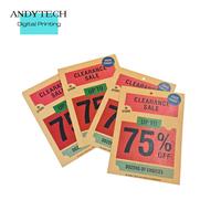 Cartes de vœux écologiques vierges personnalisables format A5 avec plastification pour usage manuel en gros entrepôt