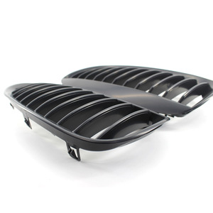Rejilla delantera para parachoques BMW E63, negro mate, plástico ABS, para la serie 6 de 2004-2010 - Product Image 3