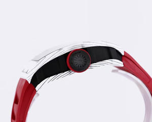 Reloj Mecánico Tourbillon de Lujo Personalizado 3501 de Alta Calidad con Esfera de Fibra de Carbono y Reserva de Marcha para Hombre - Product Image 4