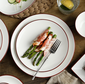 Factory Custom Brand High Quality White Ceramic Dinner Set Commercial Grade Dishwasher-safe Tableware Bulk Supply for Restaurant - Product Image 2
