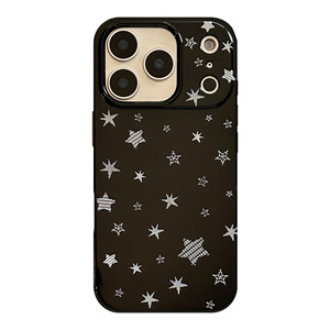 Custodia <span class=keywords><strong>Nera</strong></span> Lucida con Motivo a Stelle per <span class=keywords><strong>iPhone</strong></span> 17/Air/16/15/<span class=keywords><strong>14</strong></span>/13/12 <span class=keywords><strong>Pro</strong></span> Max/Plus, <span class=keywords><strong>Cover</strong></span> Antiurto in TPU Carina - Product Image 6