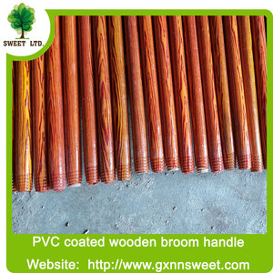 Manche de <span class=keywords><strong>balai</strong></span> en bois recouvert de PVC, 120 cm, pour usage domestique, fabrication chinoise, vente en gros - Product Image 4