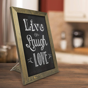 <span class=keywords><strong>Tableau</strong></span> noir magnétique multi-usages sur pied ou <span class=keywords><strong>mural</strong></span>, format personnalisé, avec rangement, pour messages et menus - Product Image 6