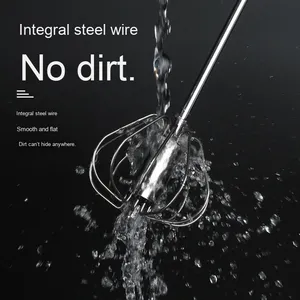 Chất Lượng Cao Công Cụ Nhà Bếp Tùy Chỉnh Thép Không Gỉ Trứng Công Cụ Trứng <span class=keywords><strong>Beater</strong></span> Của Nhãn Hiệu Kem Trứng Trộn - Product Image 3