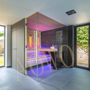 Salles de sauna infrarouge Spa préfabriqué Chambre d'halothérapie Wasmo Relax Sauna Douche Thérapie par la lumière rouge Sauna Vue sur la mer - Product Image 1