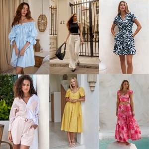 Venta al por mayor: Nuevo stock de vestidos casuales de algodón con estampado para mujer, estilos de moda para combinar, envío aleatorio, a granel desde China. - Product Image 3