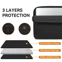 Sarung Laptop Anti Benturan Logo Kustom 15.6 Inch Tas Pelindung Notebook Sarung Laptop Tahan Lama Tas Komputer Anti Benturan