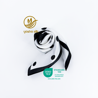 Écharpe de mode en soie de mûrier 100% de haute qualité avec logo personnalisé, idéale pour les cadeaux d'entreprise et les articles promotionnels de marque