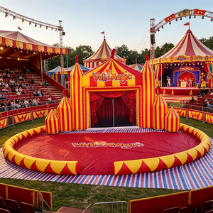 Arco Inflable de Circo para Espectáculos de Carnaval con Tapete de Fondo para Decoración de Eventos Comerciales al Aire Libre - Product Image 1