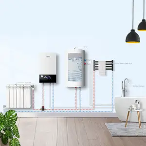 Duvar asılı elektrikli merkezi ısıtma sistemi kazanı ev yerden ısıtma elektrikli kazan