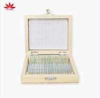 25 Pieces Mixed Animal Plant Human Tissue cell Microscope Prepared Slides Biological school