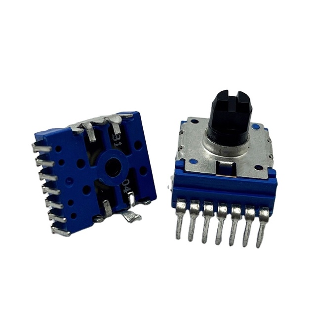 Customization 14mm 300 Degree Rotary Potentiometers Variable Resistors 7 pin Volume Control Rotary 100k Potentiometer
