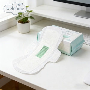 Envío Gratis, Artículo de Venta al por Mayor de Alibaba, Fábrica OEM ODM, Marca Privada, Toalla Sanitaria Ecológica, Toalla Sanitaria Orgánica de PE - Product Image 5
