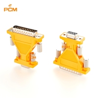 Adaptateur D-Sub DB25 mâle vers DB9 femelle, convertisseur série RS232 pour contrôleur d'automatisation d'instruments PLC industriels, DB25M vers DB9F