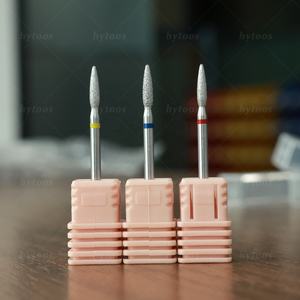 HYTOOS Chrome-قطعة بشرة غير حادة روسية ذات نهاية حادة للمثقاب أداة تنظيف الأظافر للجلد الميت قبل المعالجة - Product Image 6