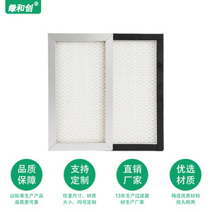 Green Innovation <b>Hepa</b> Filter H13 Aluminum Frame High Efficiency <b>Air</b> <b>Purifier</b> Filter Element - Product Image 4