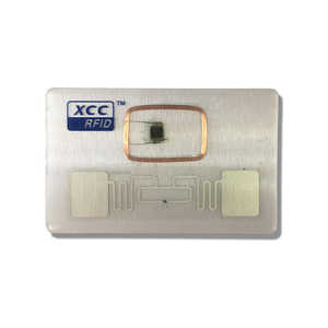 Sublimación personalizada Aluminio NFC Metal Tarjetas de visita 13,56 MHz Frecuencia Oro RFID Tarjetero en blanco para uso comercial de crédito - Product Image 1