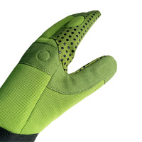 Gants de jardinage unisexes personnalisables antidérapants en polyester et silicone, fermeture auto-agrippante, doigts renforcés, couleur personnalisée durable
