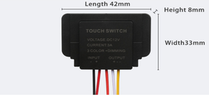 Bán buôn 12v36w ba màu điện dung thông minh Dimmer cảm ứng cảm biến chuyển đổi mỹ phẩm gương điện cảm chuyển đổi - Product Image 5