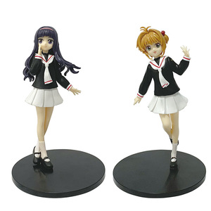 Anime Card <span class=keywords><strong>Captor</strong></span> <span class=keywords><strong>Sakura</strong></span> hermosa niña muñeca modelo adornos PVC figura de acción - Product Image 1