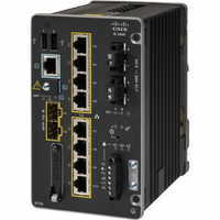 Commutateur Cisco Catalyst IE-3400-8T2S-A, commutateur industriel robuste, 8x 1G RJ45, 2x 1G SFP, couche 3, -40°C à 75°C, licence Network Advantage