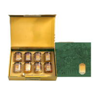 Vente en gros personnalisé de luxe vide carton dur pot Mason en papier épices noix de cajou séchées fruits secs noix réutilisable boîte d'emballage cadeau