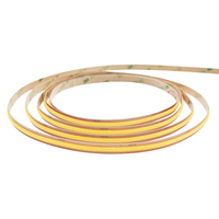Lampu Strip LED SXZM COB 528Leds/m 8MM 13W/M PCB Tembaga Bebas Potong 12/24V USB NFC Cahaya Merata untuk DIY Plafon Kabinet