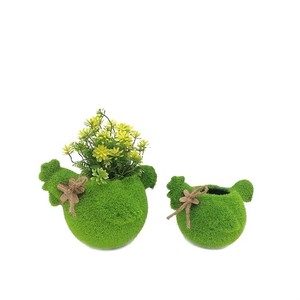 Adornos <span class=keywords><strong>de</strong></span> Macetas con Diseño <span class=keywords><strong>de</strong></span> Gallo y Musgo Artificial para Decoración <span class=keywords><strong>de</strong></span> Jardín al Aire Libre, Fiestas <span class=keywords><strong>de</strong></span> Pascua - Product Image 6