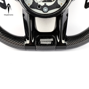 Adapté pour benz <span class=keywords><strong>Amg</strong></span> MG GT C190 <span class=keywords><strong>AMG</strong></span> GT <span class=keywords><strong>GTS</strong></span> 50 63 C190 W204 W205 W206 W213 W219 W211 Mise à niveau du nouveau volant en fibre de carbone à LED - Product Image 3