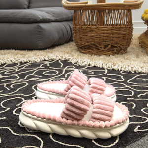 Nouvelles pantoufles d'intérieur pour femmes, design adorable, printemps été automne, dessin animé, animaux mignons, pantoufles en lin - Product Image 3