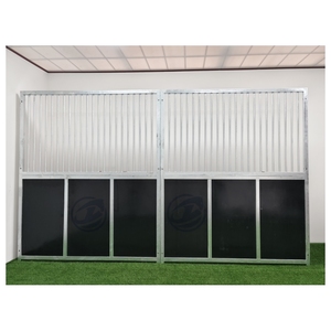 ألواح اسطبلات خيول احترافية قابلة للتخصيص من الخيزران المجلفن شديد التحمل مع أبواب متحركة/منزلقة ذات عمر خدمة طويل - Product Image 1