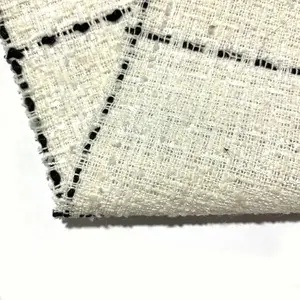 High Quality In Stock Polyester Acrylic Blended Suiting Wool Fabric Tweed For Winter Suit Overcoat Dress