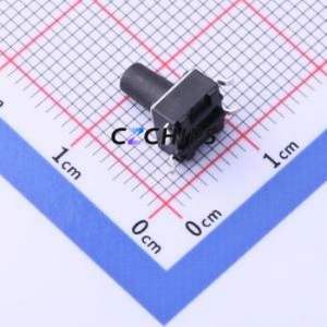 TD-1101SR-9.0H-160 Tactile Switch SMD,6x6mm Switch Single Pole Single Throw Round Button 1.6N Vertical Mount - Product Image 2