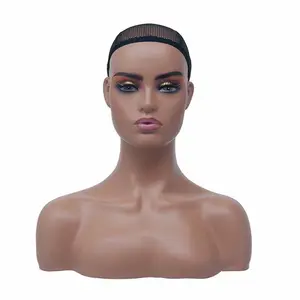 Parrucca fashion display trucco realistico manichino testa busto corpo superiore femminile