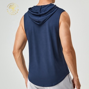 Mens Fitness Clothing Gym Apparel Vest T Shirt Sleeveless <strong>Hoodies</strong> Men - Product Image 4