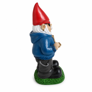 Lustige Gangster-Gartenzwerg-Statue aus Kunstharz Hip-Hop Gartendekoration - Product Image 2
